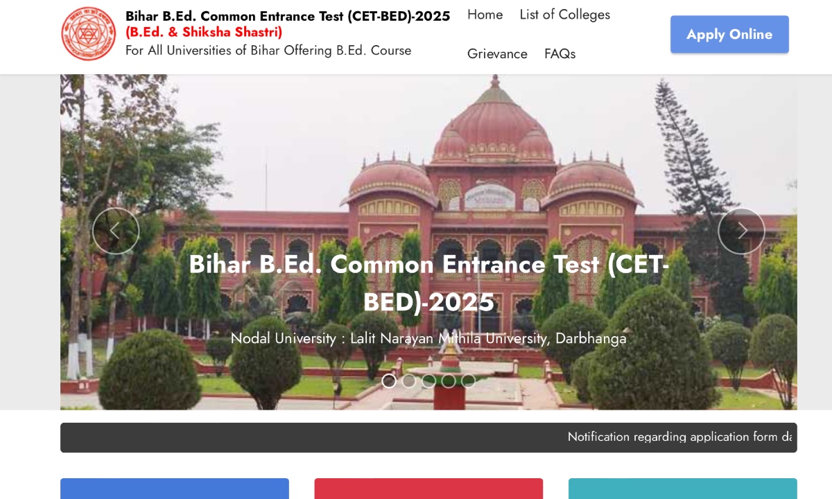 Bihar B.Ed Exam