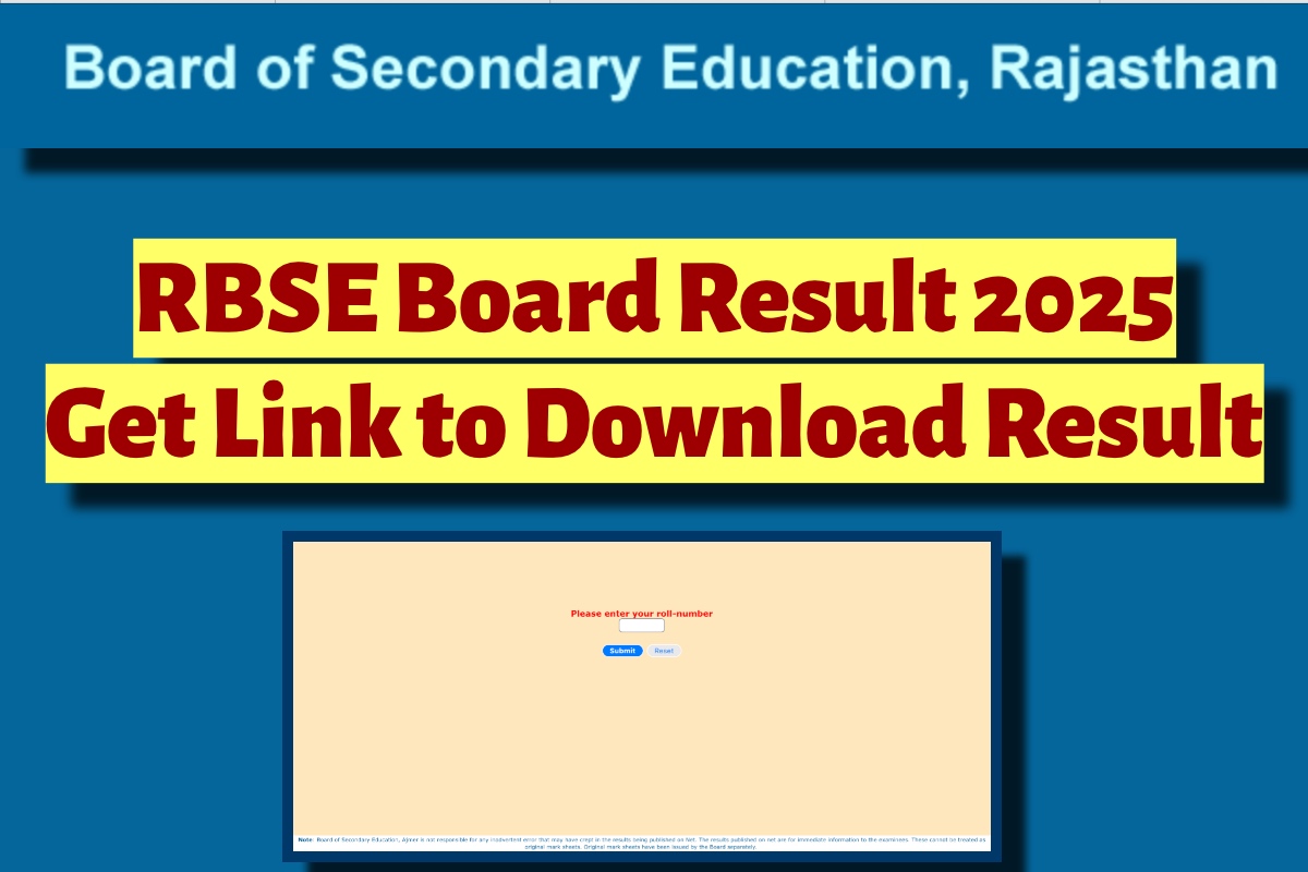 RBSE Board Result