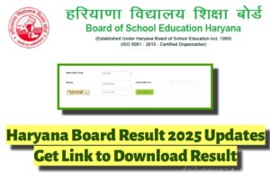 Haryana Board Result