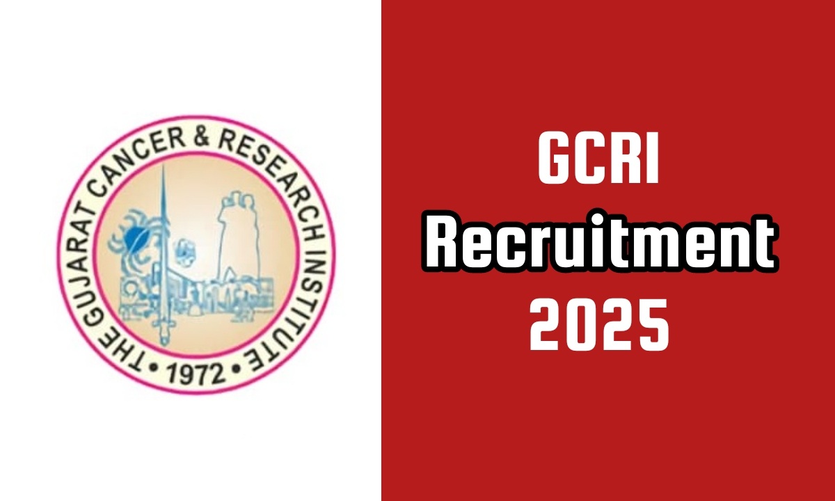 GCRI Recruitment 2025