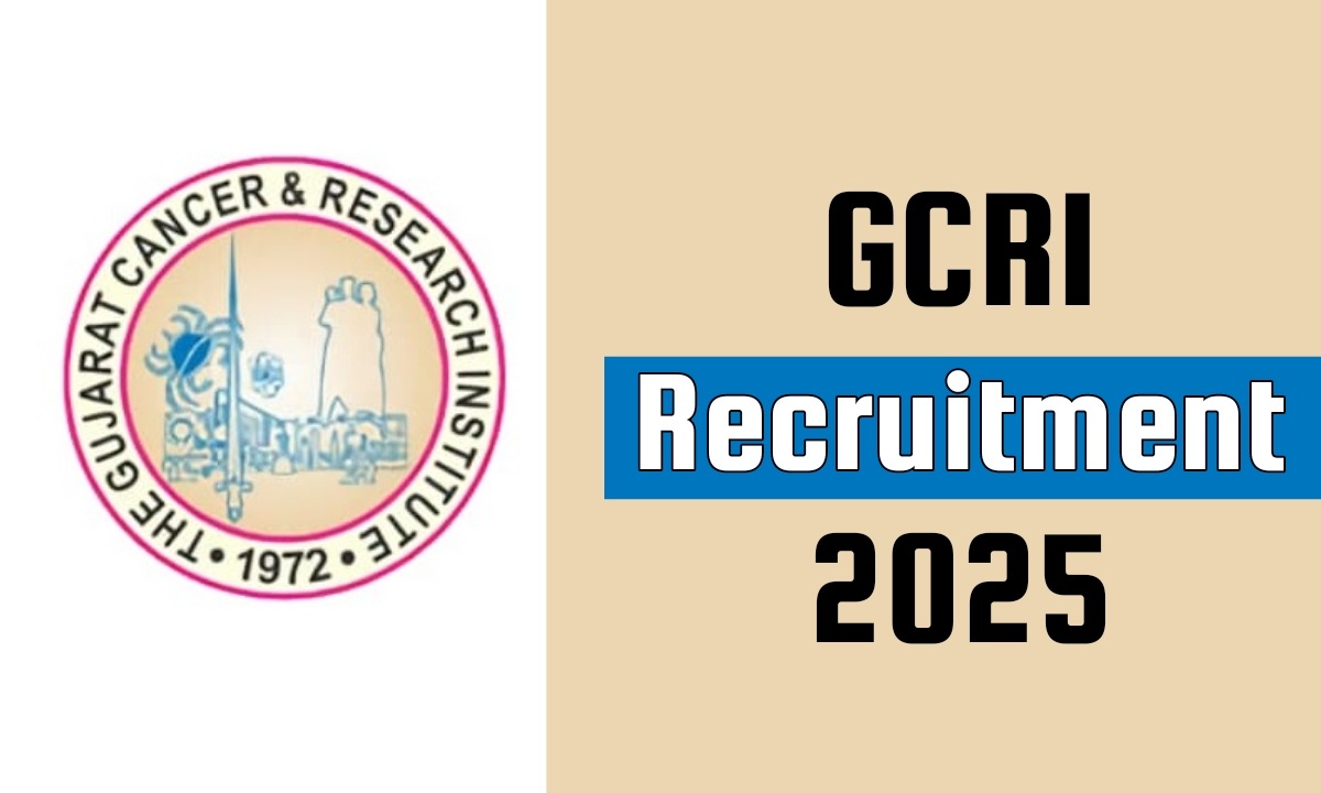 GCRI Recruitment 2025