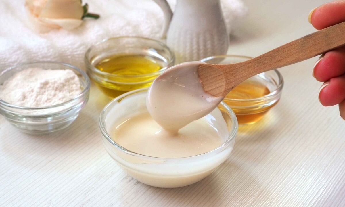 Rice and Curd Face Pack