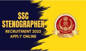 BSSC Stenographer Recruitment 2025