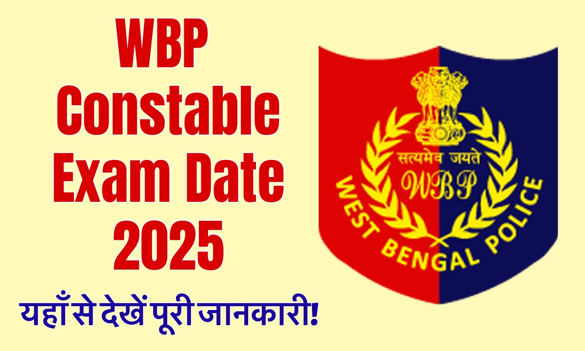 WBP Constable Exam Date