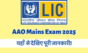 LIC AAO Mains Exam