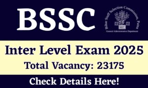 BSSC Inter Level Exam