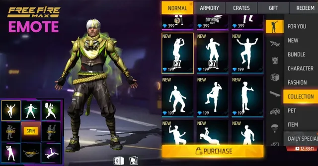 Free Fire MAX Redeem Codes 