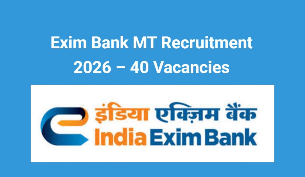 Exim Bank Recruitment 2026