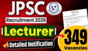 JPSC Lecturer Recruitment 2026