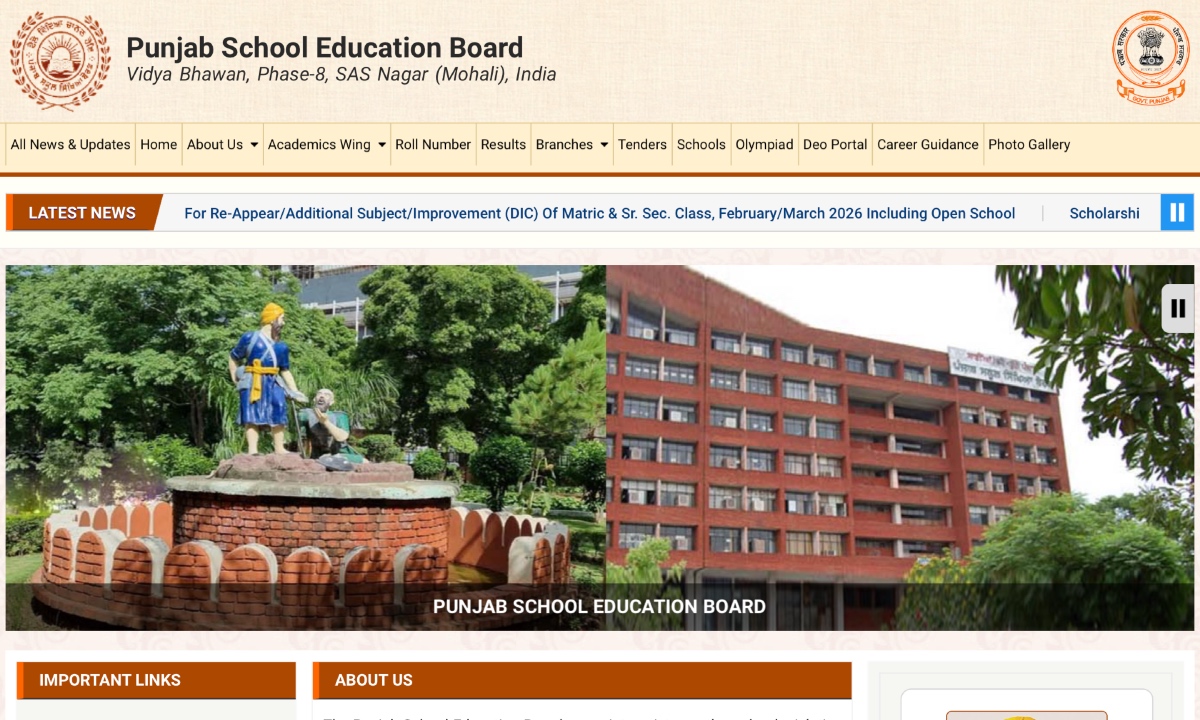 PSEB 12th Admit Card 