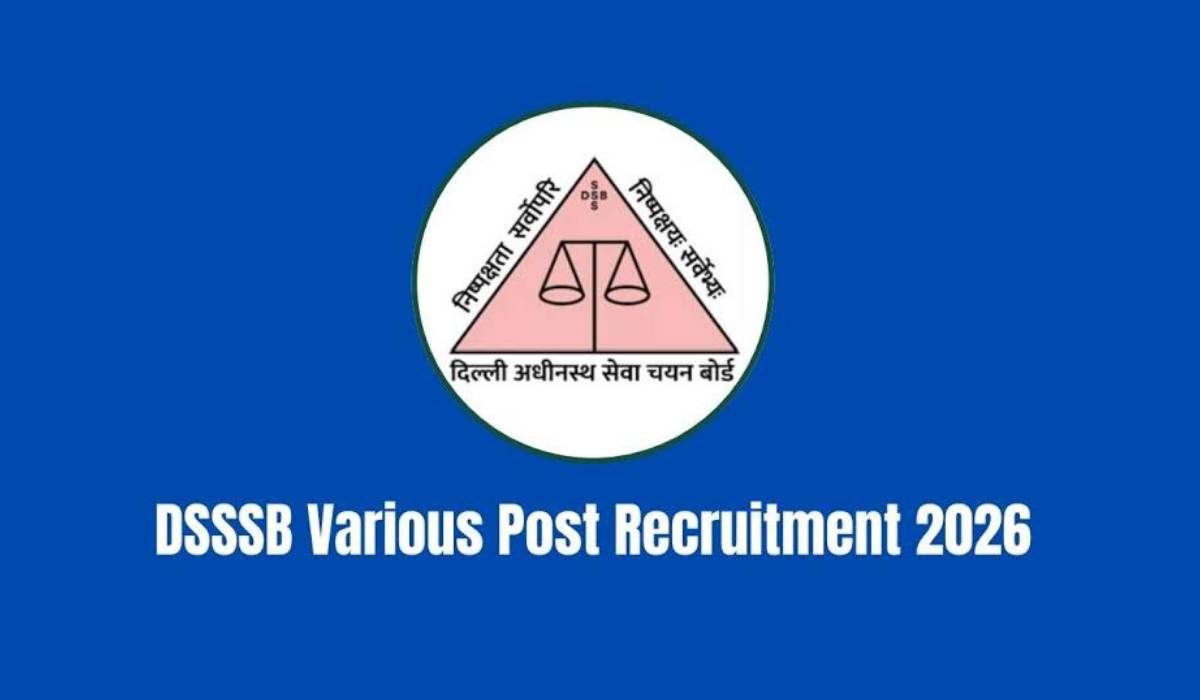 DSSSB Recruitment 2026