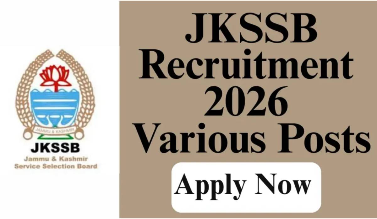 JKSSB Recruitment 2026