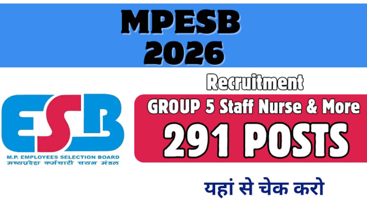 MPESB Group-5 Recruitment 2026