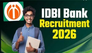 IDBI Bank Recruitment 2026