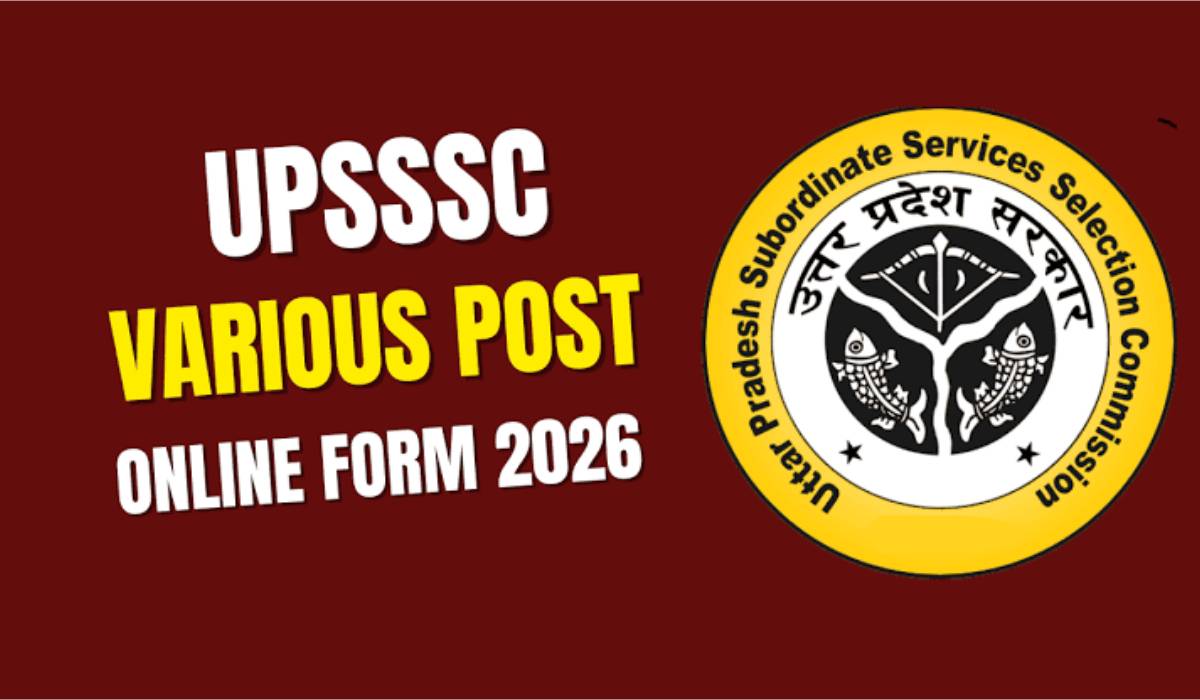 UPSSSC Recruitment 2026