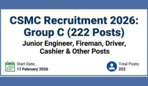 CSMC Group C Posts Recruitment 2026