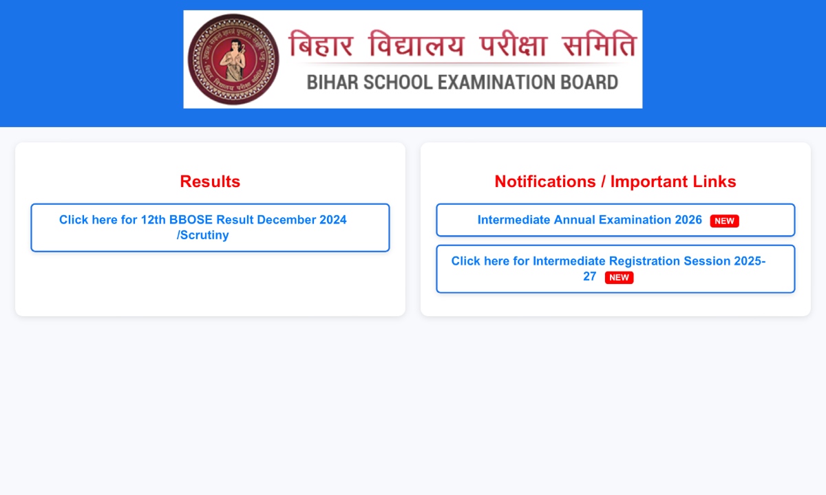 Bihar Board 12th Result