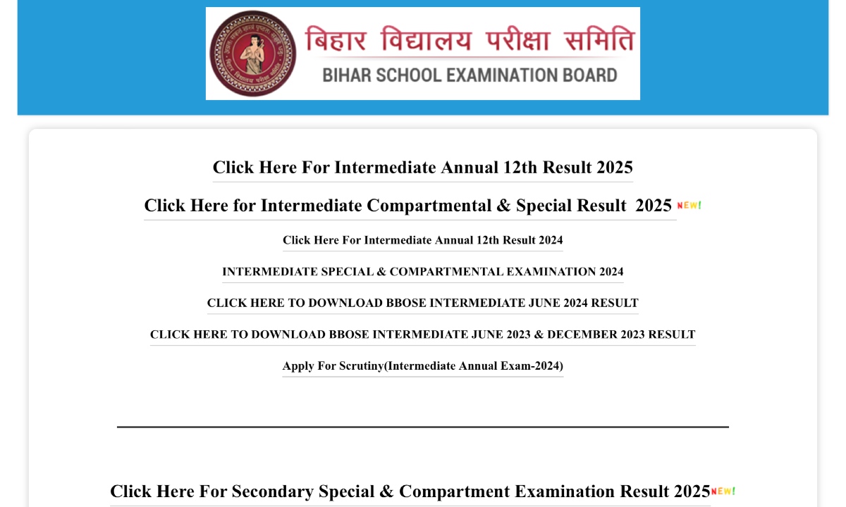 Bihar Board 10th Result