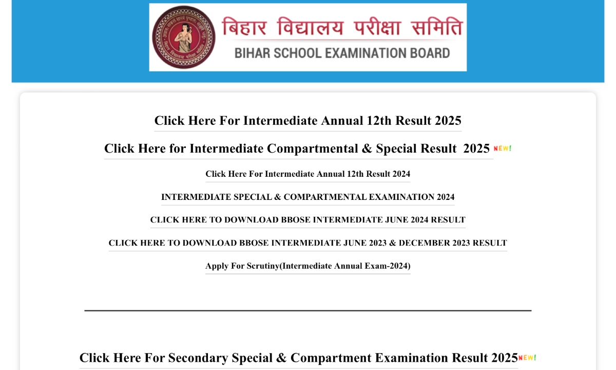 Bihar Board 12th Result