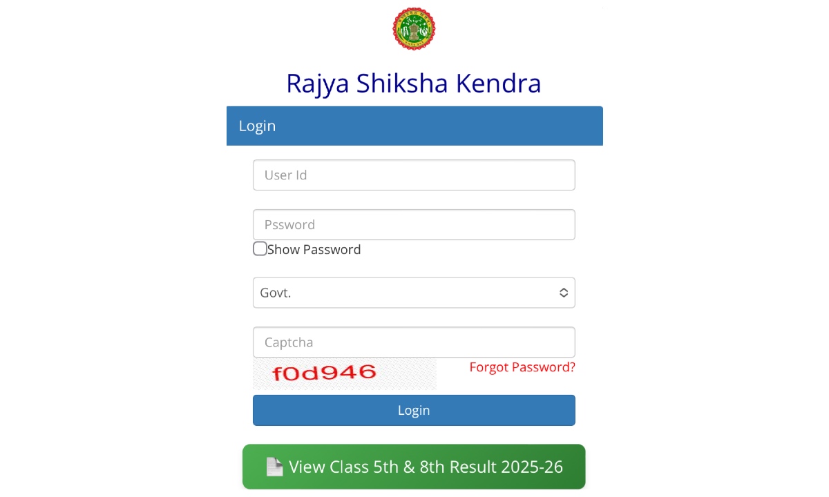 MP Board Class 5th 8th Result