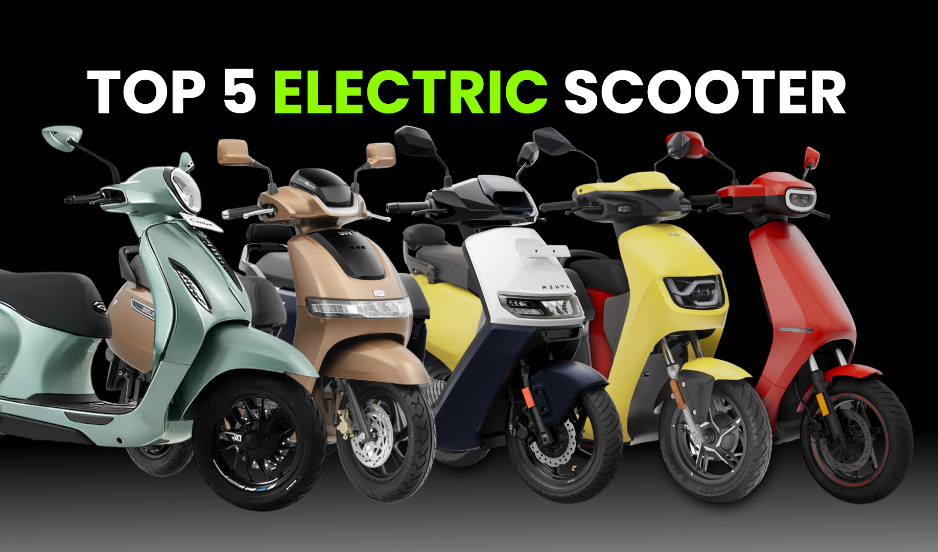 Top 5 Electric Scooters 2026