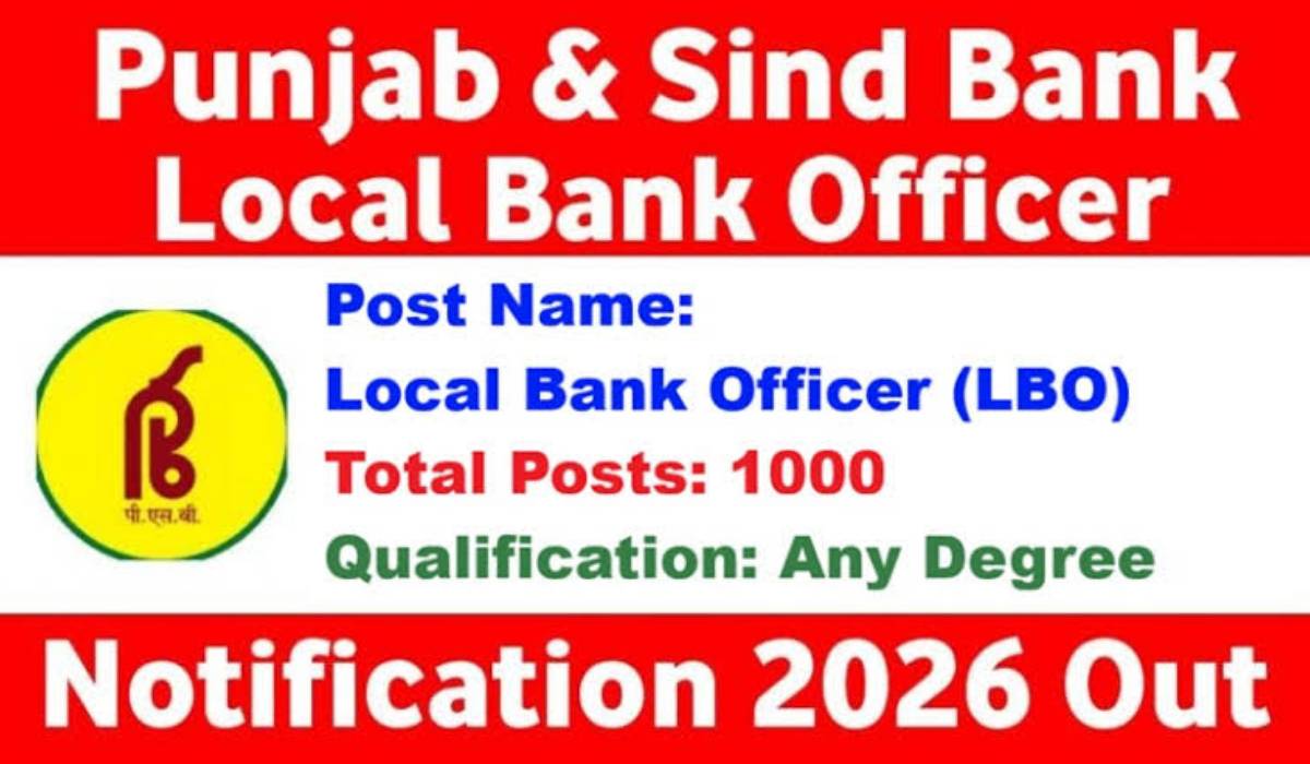 Punjab and Sind Bank LBO Recruitment 2026