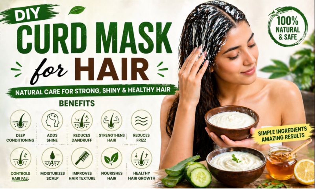 DIY Curd Mask For Hair