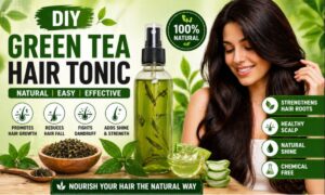 DIY Green Tea Hair Tonic