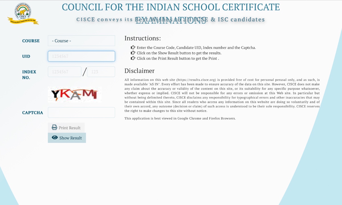 ICSE ISC Result