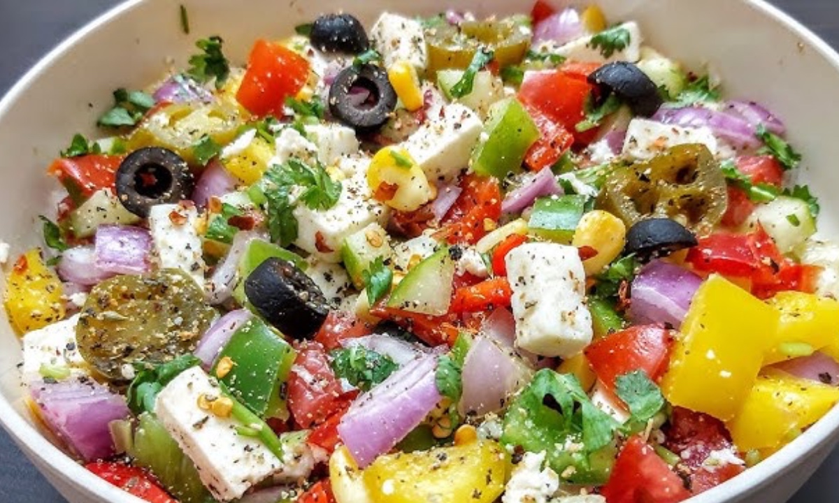 High Protein Paneer Salad Recipe