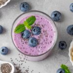 Blueberry Chia Seeds Smoothie