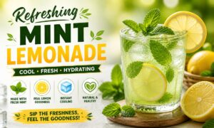 Refreshing Mint Lemonade