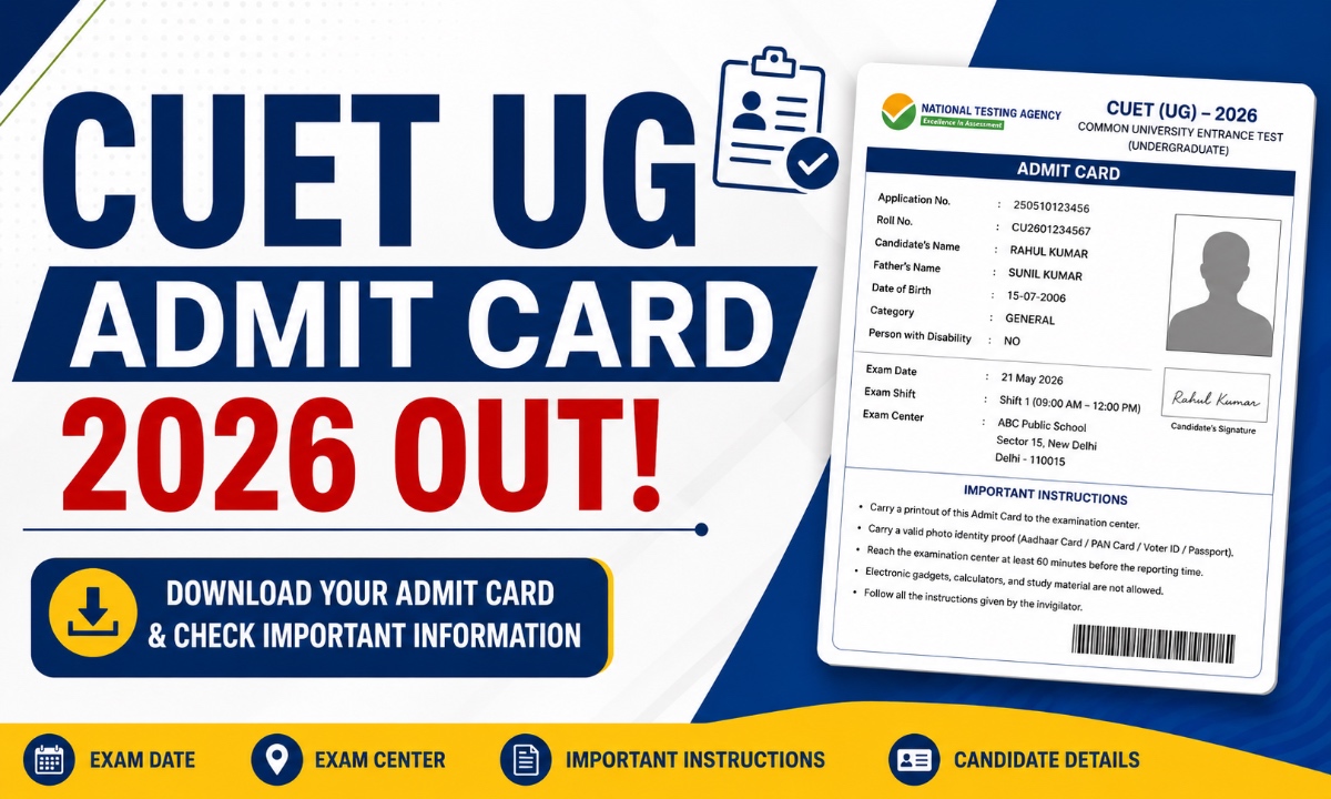 CUET UG Admit Card