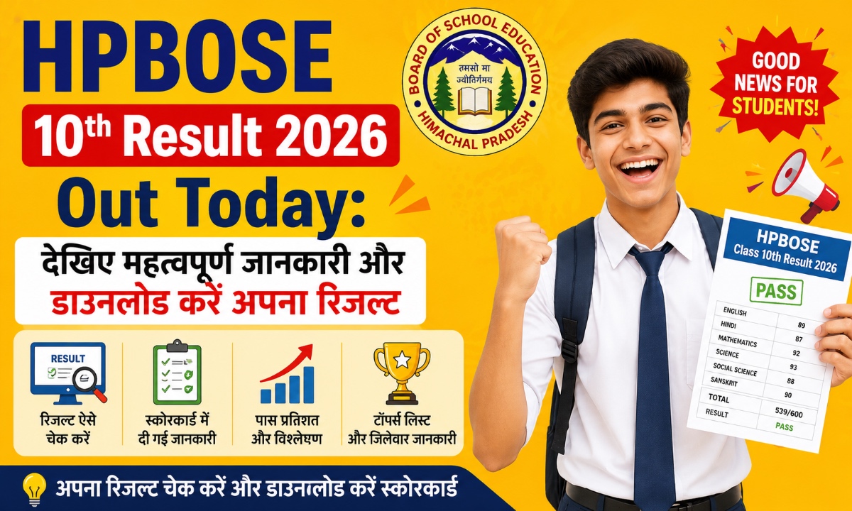 HPBOSE 10th Result