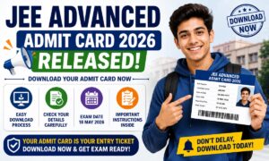 JEE Advance Admit Card