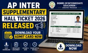 AP Inter Supplementary Hall Ticket