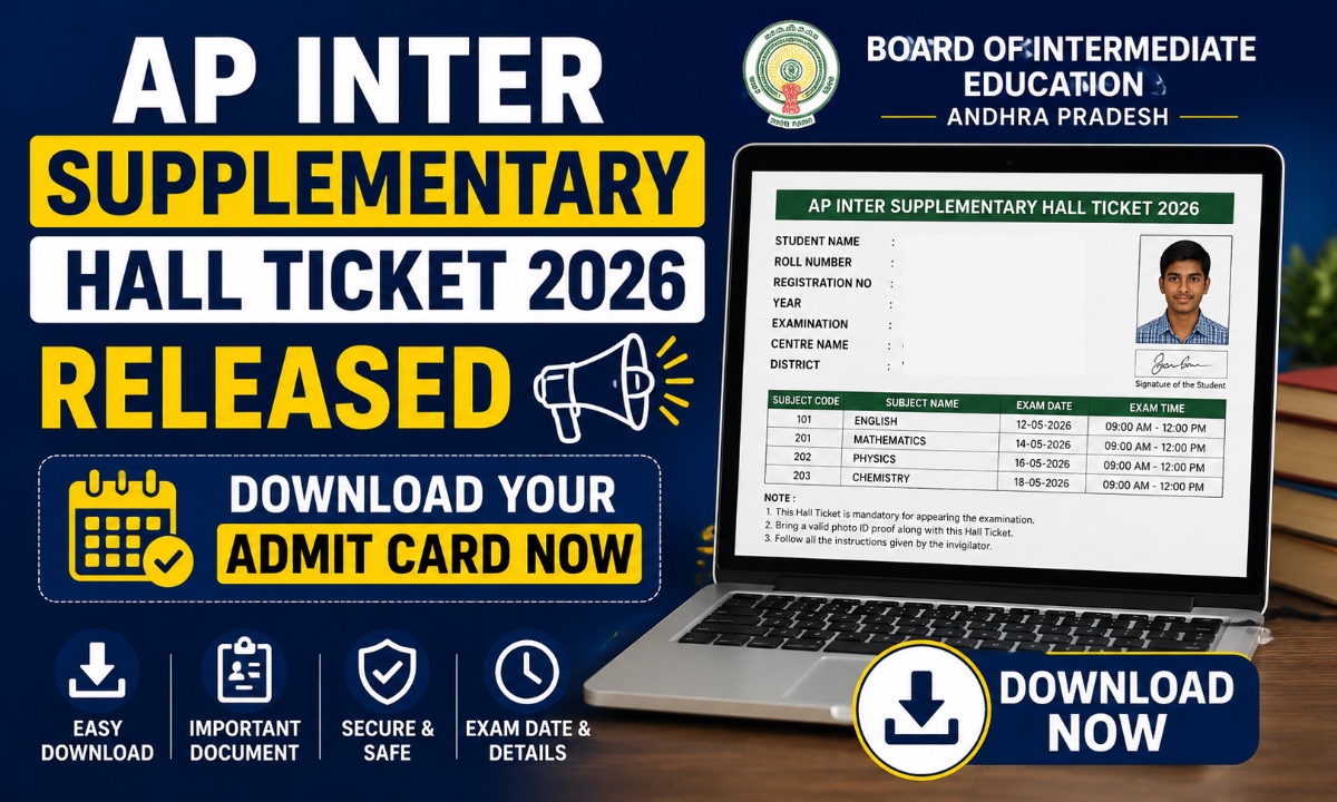 AP Inter Supplementary Hall Ticket