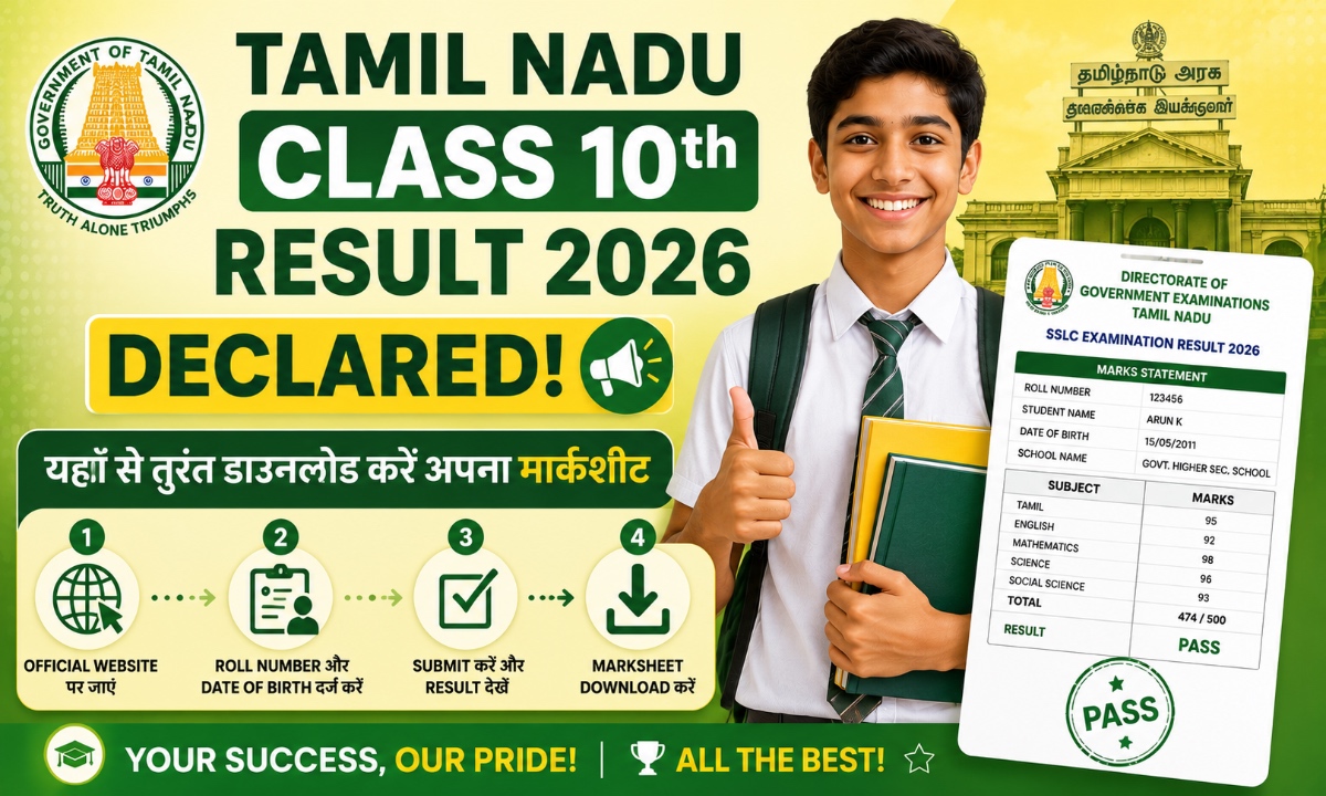 Tamil Nadu Class 10th Result