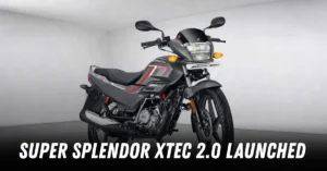 Hero Super Splendor XTEC 2.0 front looks