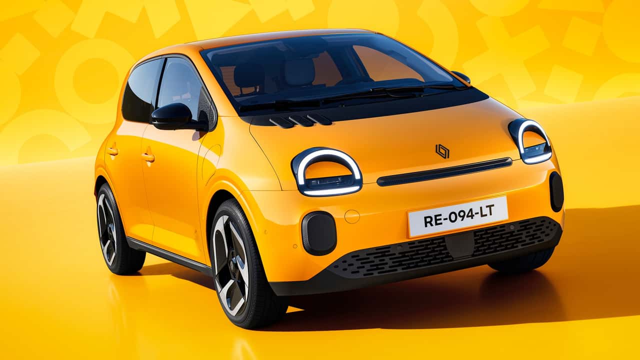 Twingo EV yellow colour