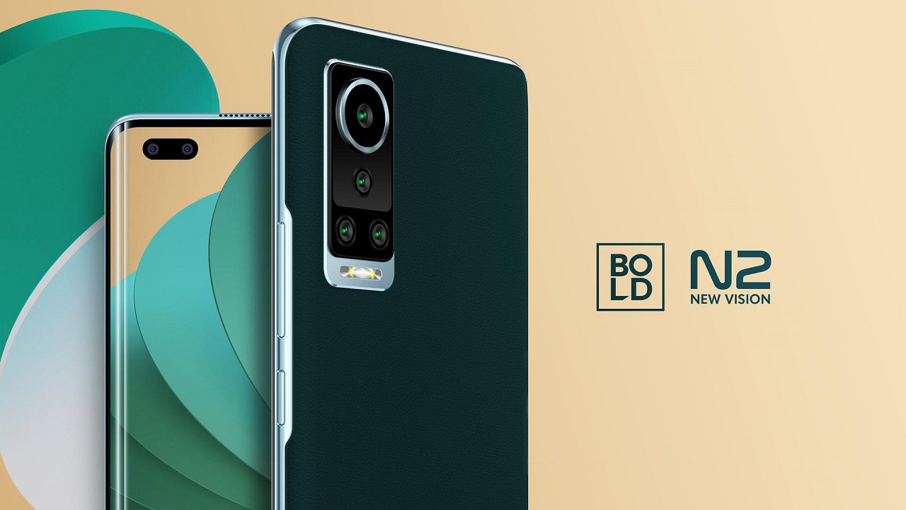 BLU Bold N2 5G front and back looks