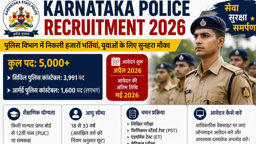 Karnataka Police Recruitment 2026