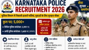 Karnataka Police Recruitment 2026
