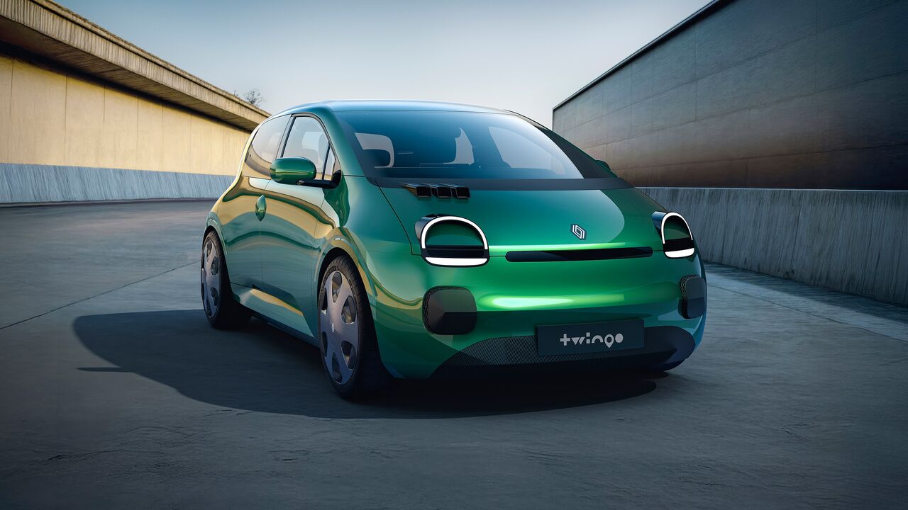 Twingo EV front looks