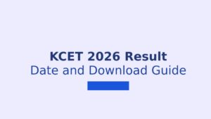 KCET Results 2026 download