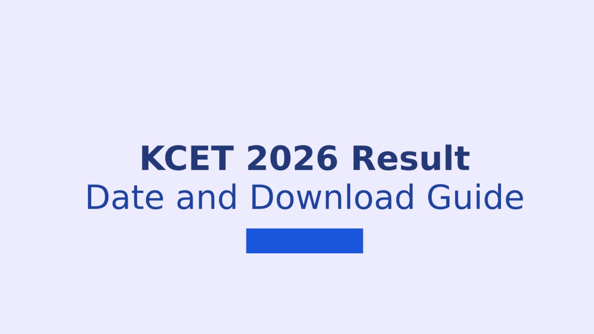 KCET Results 2026 download