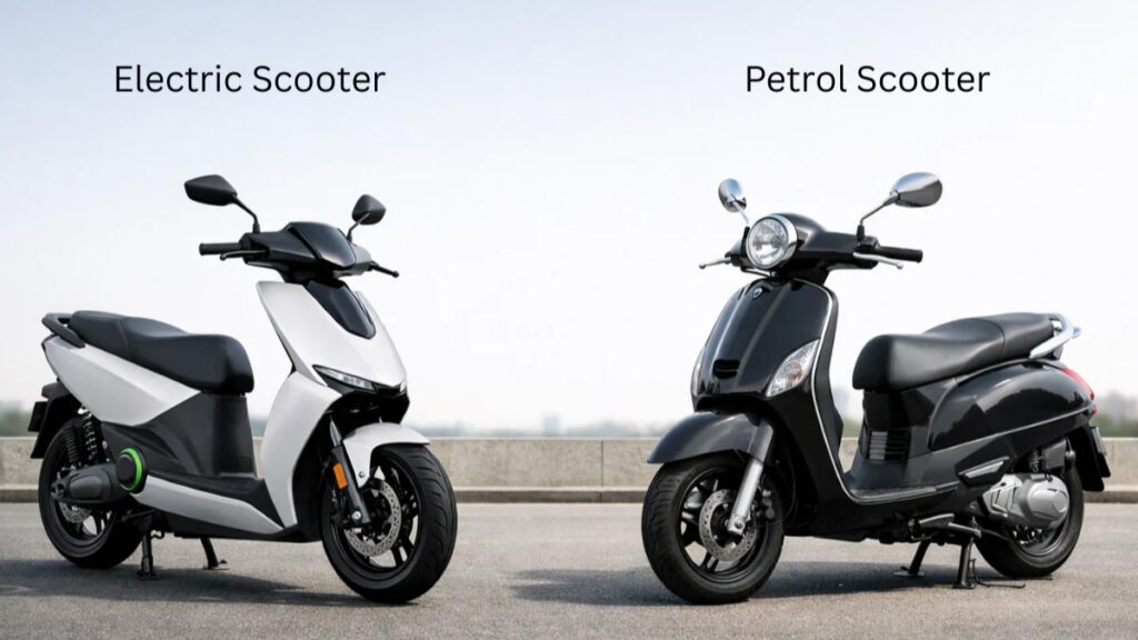 Electric Scooter vs Petrol Scooter