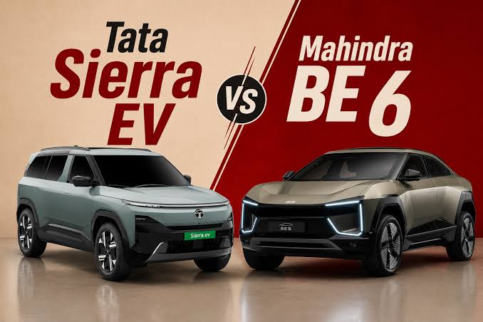 Tata Sierra EV vs Mahindra BE 6